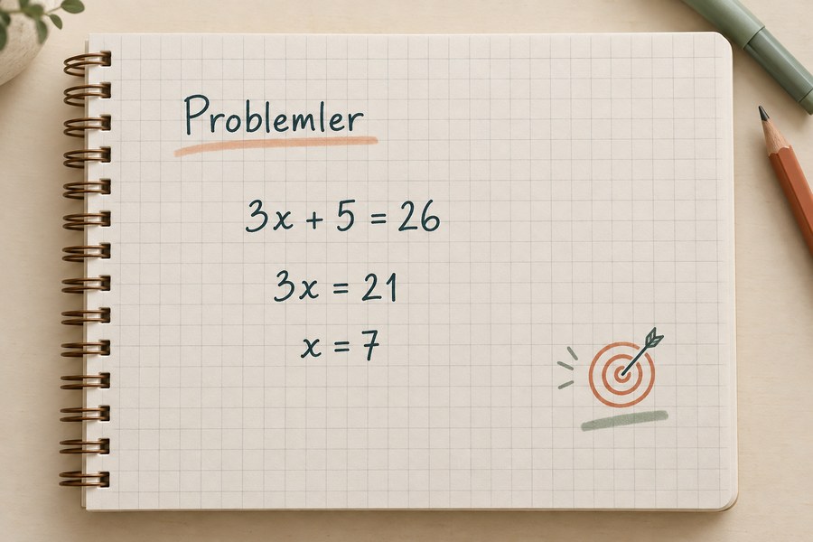 Problemler için örnek ders notu